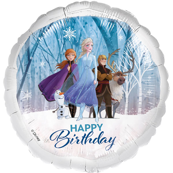 18" Disney Frozen Happy Birthday Foil Balloons