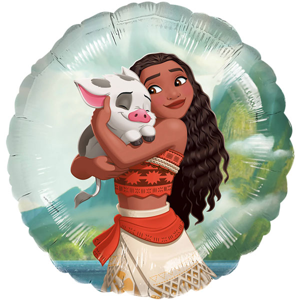 18" Disney Moana And Pua Foil Balloons
