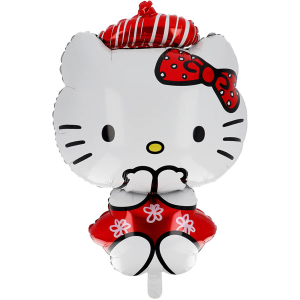 Hello Kitty Paris Shaped Foil Balloons