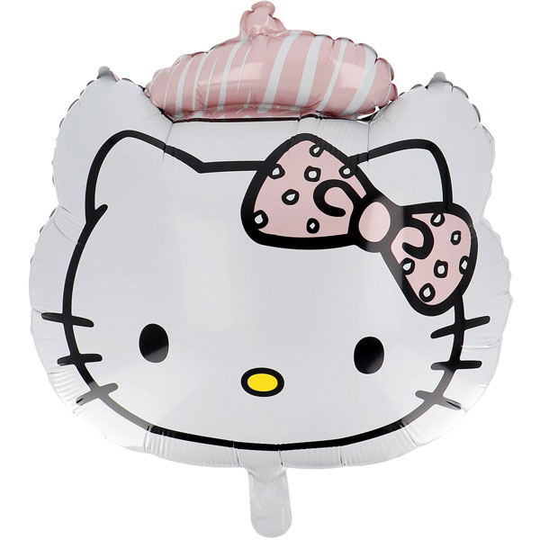 Hello Kitty Paris Head Shaped Foil Balloons