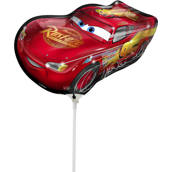 9" Disney Cars Air Fill Foil Balloons