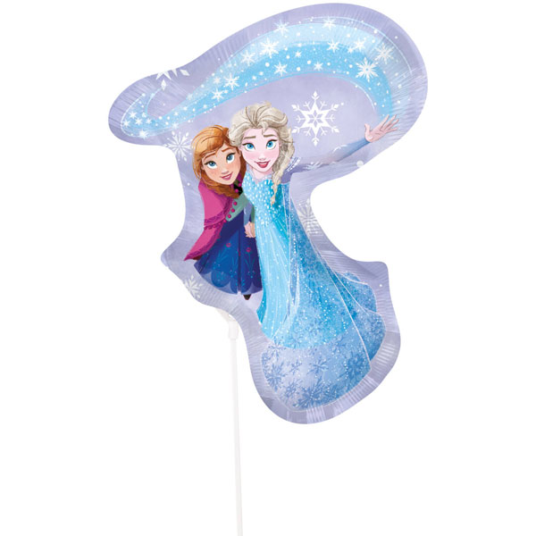 9" Disney Frozen Elsa & Anna Air Fill Foil Balloons