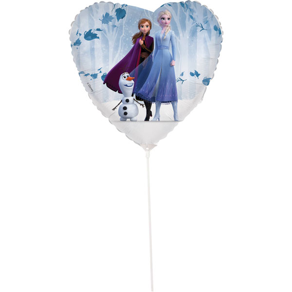 9" Disney Frozen Heart Air Fill Foil Balloons