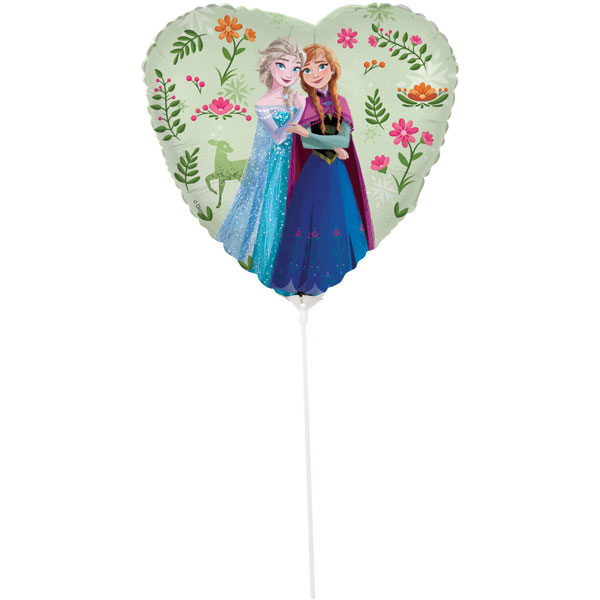 (image for) 9" Disney Frozen Characters Air Fill Foil Balloons