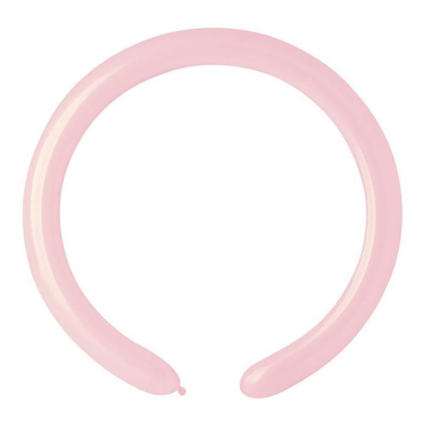 2" Marshmallow Powder Pink Modelling Latex Balloons 100pk