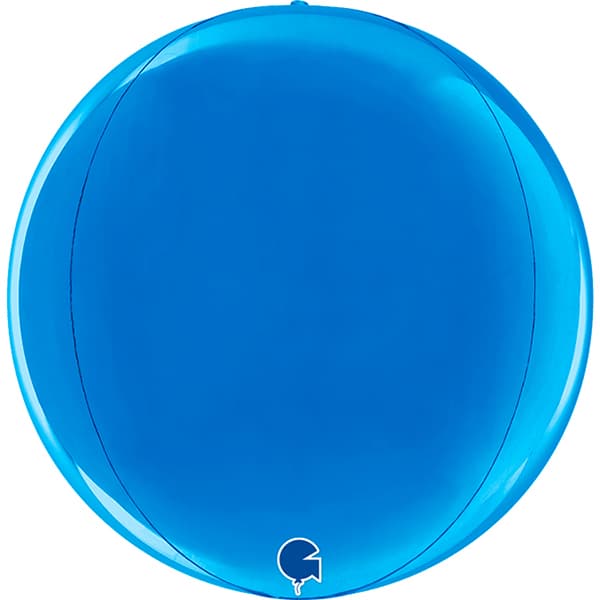 (image for) 11" Blue Globe Foil Balloons