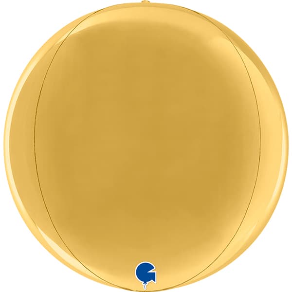 (image for) 11" Gold Globe Foil Balloons