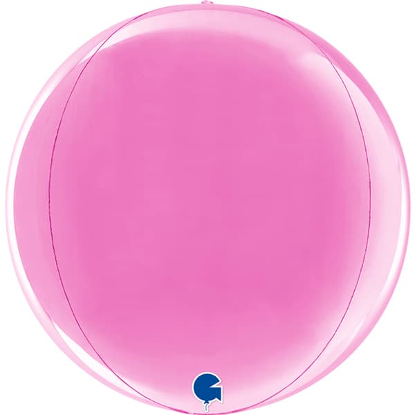 (image for) 11" Pink Globe Foil Balloons