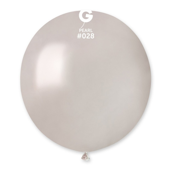 (image for) 19" Metallic Pearl Latex Balloons 25pk