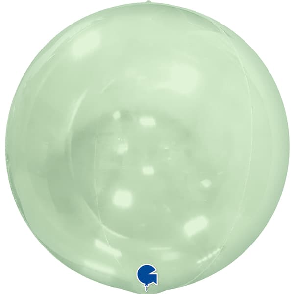 (image for) 15" Transparent Green Grabo Globe Balloons