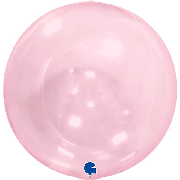 (image for) 15" Transparent Pink Grabo Globe Balloons