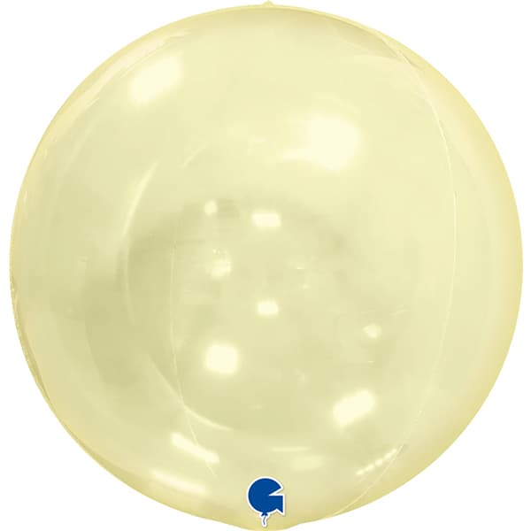 (image for) 15" Transparent Yellow Grabo Globe Balloons