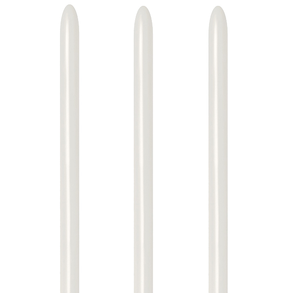 160 Pastel Dusk Cream Modelling Latex Balloons 50pk