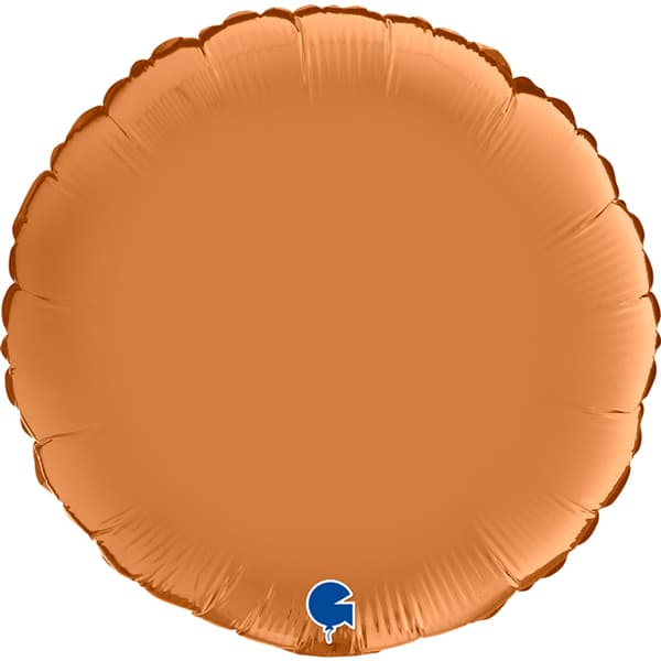 (image for) 18" Grabo Satin Caramel Round Foil Balloons