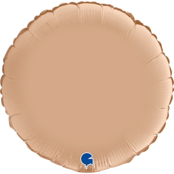 (image for) 18" Grabo Satin Nude Round Foil Balloons