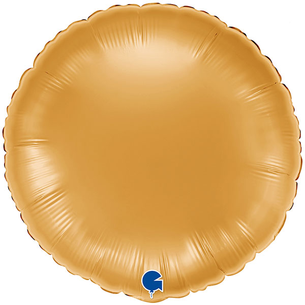 18" Grabo Metallic Gold Round Foil Balloons