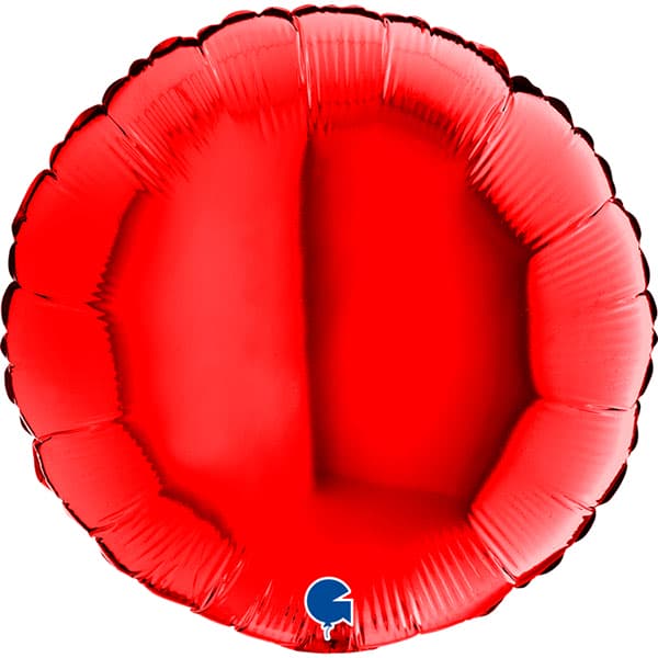 (image for) 18" Grabo Red Round Foil Balloons