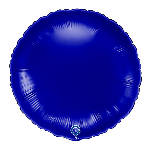 18" Grabo Blue Capri Round Foil Balloons