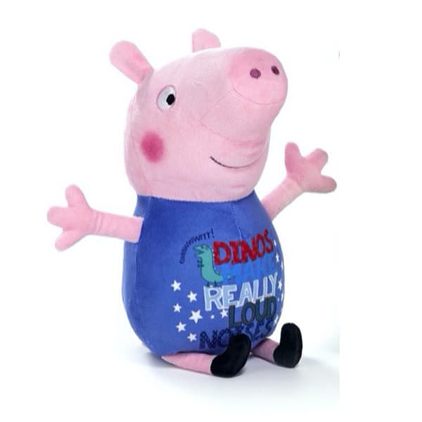 (image for) 12" Dino Peppa Pig Soft Toy