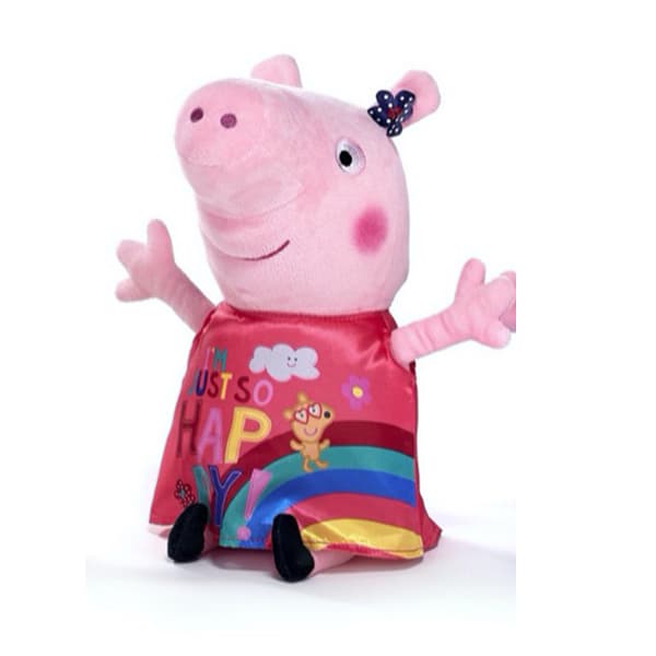 (image for) 12" Happy Peppa Pig Soft Toy