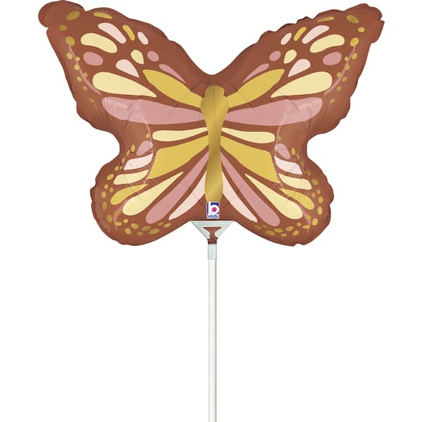 (image for) 14" Boho Butterfly Mini Shape Balloons