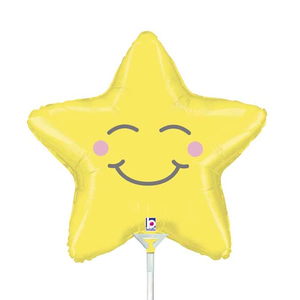 (image for) 14" Chubby Star Air Fill Balloons