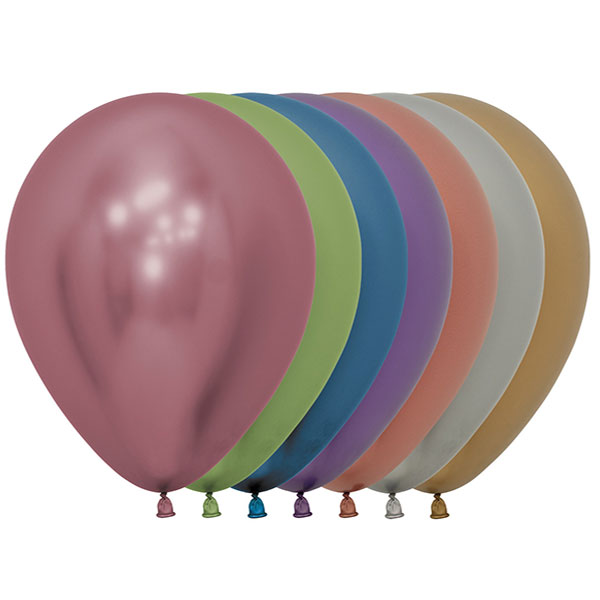 (image for) 5" Reflex Assorted Latex Balloons 50pk