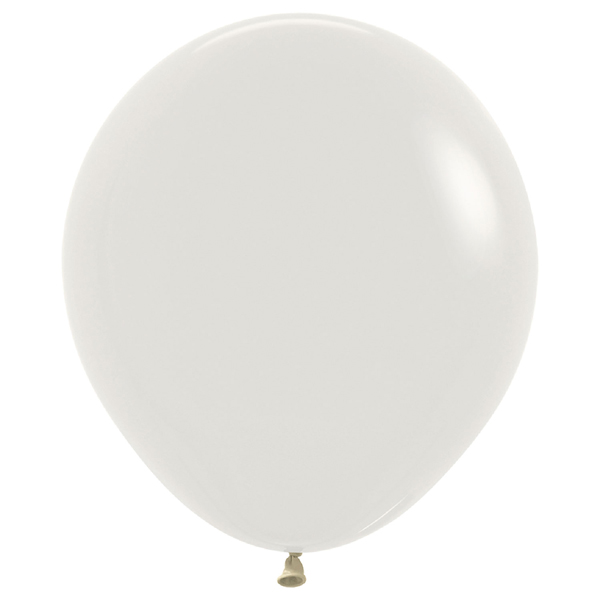 (image for) 18" Pastel Dusk Cream Latex Balloons 25pk