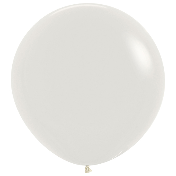 (image for) 24" Pastel Dusk Cream Latex Balloons 3pk