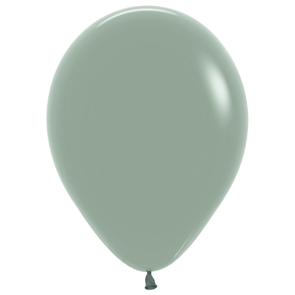 (image for) 5" Pastel Dusk Laurel Green Latex Balloons 100pk