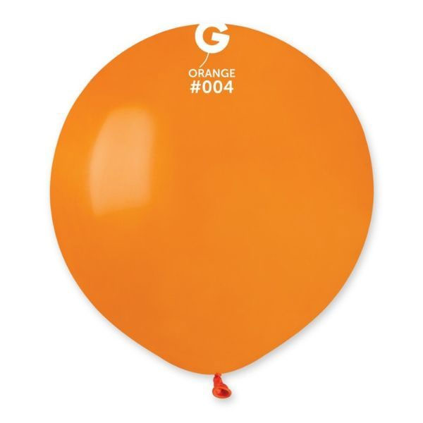 (image for) 19" Orange Latex Balloons 25pk