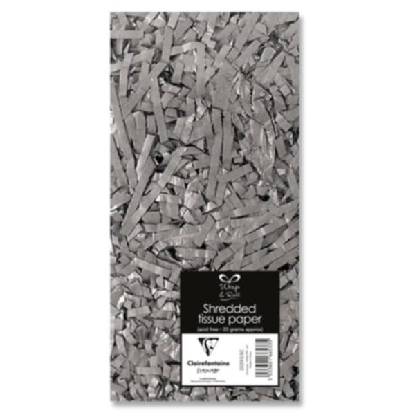 (image for) Silver Shredded Tissue Paper