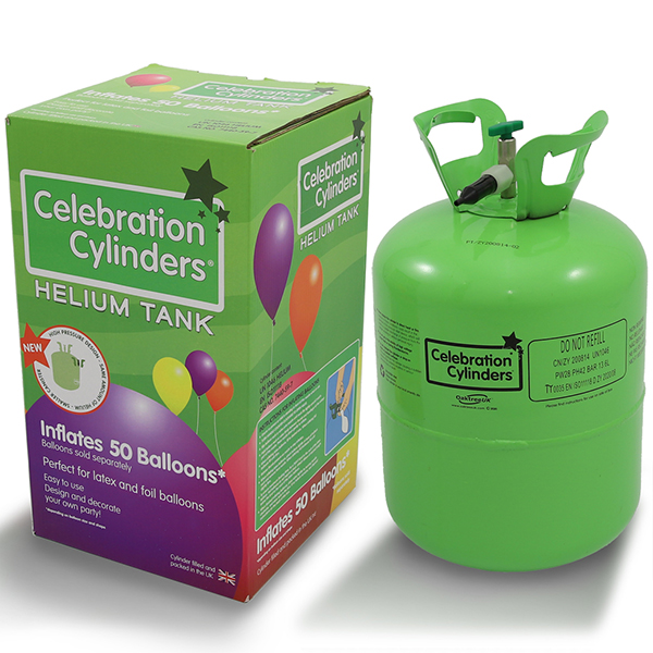 (image for) Large Disposable Helium Canister Balloon Gas