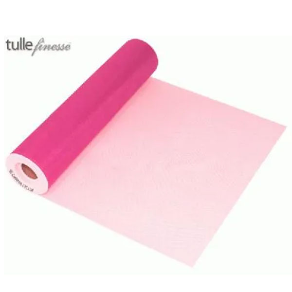Hot Pink Tulle 12" x 25Y