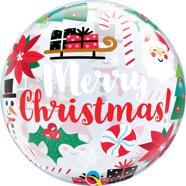 (image for) 22" Everything Christmas Single Bubble Balloons