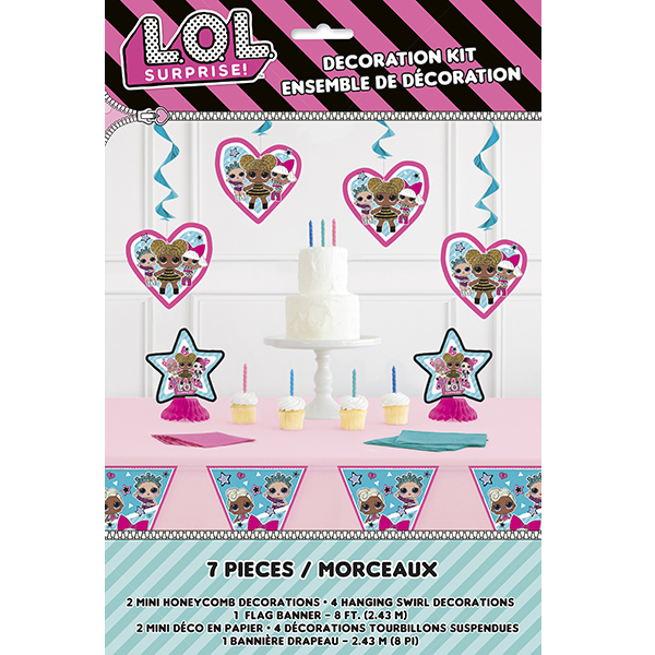 (image for) L.O.L Surprise Decoration Kit 7pc