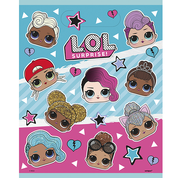 (image for) L.O.L Surprise Plastic Loot Bags 8pk