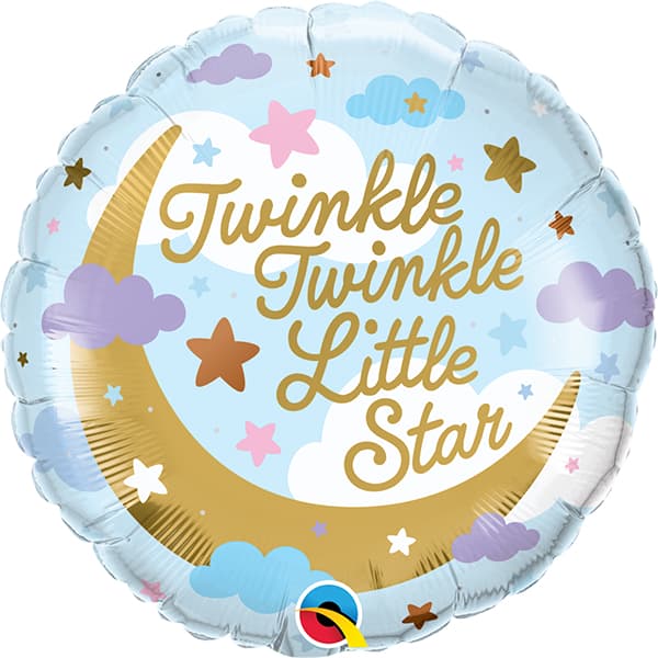 (image for) 18" Twinkle Twinkle Little Star Foil Balloons