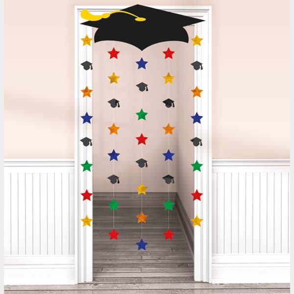 (image for) Graduation Cap Door Curtains