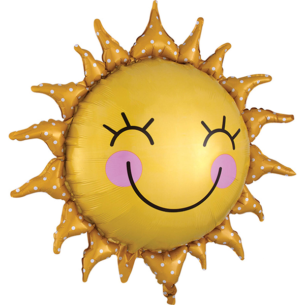 Sunshine Sun Supershape Foil Balloons