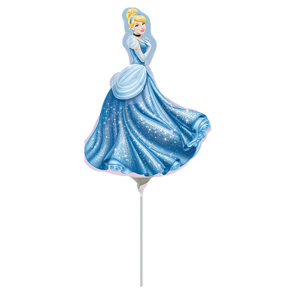 (image for) 14" Disney Princess Cinderella Air Fill Mini Shape Balloons