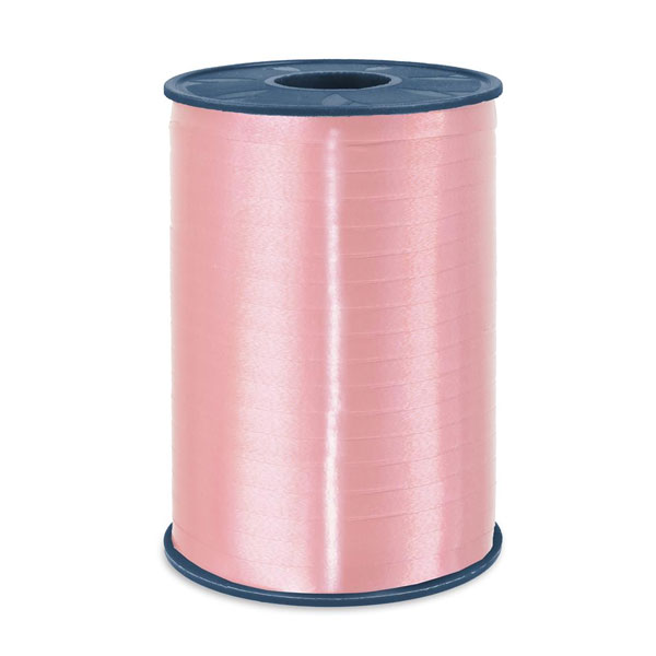 Light Pink Satin Curling Ribbon 500m