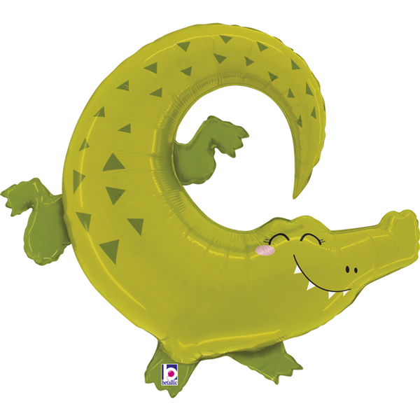 (image for) 34" Jungle Alligator Supershape Balloons