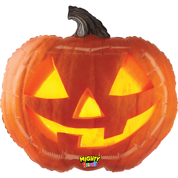 (image for) Mighty Jack O Lantern Shape Balloons