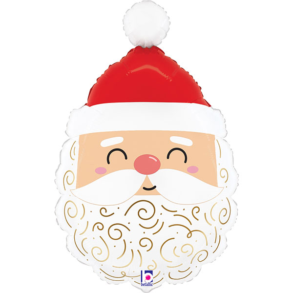 (image for) Joyful Santa Large Shape Balloons