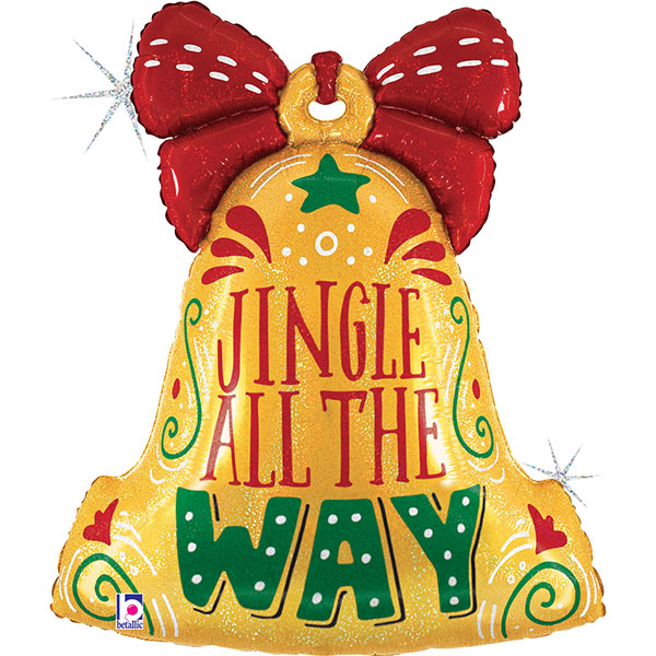 (image for) Jingle All The Way Large Shape Balloons