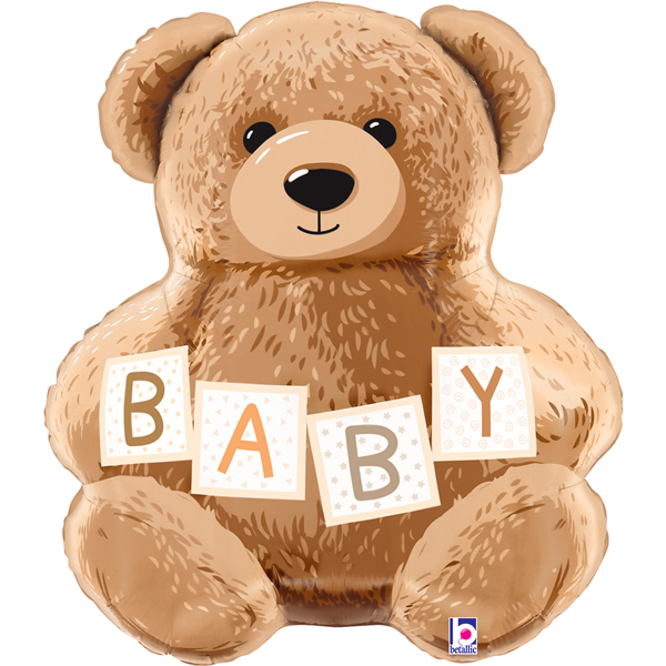 (image for) Baby Teddy Bear Supershape Balloons