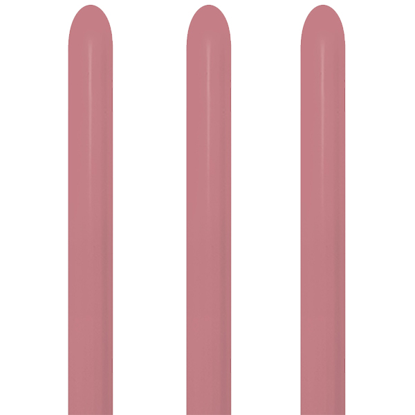 260 Fashion Rosewood Modelling Latex Balloons 50pk