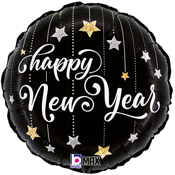 (image for) 18" Happy New Year Foil Balloons