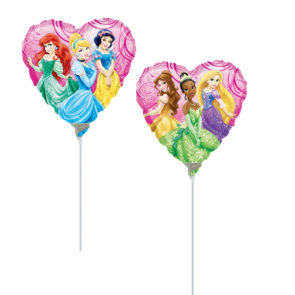 (image for) 9" Disney Princess Garden Air Fill Mini Shape Balloons